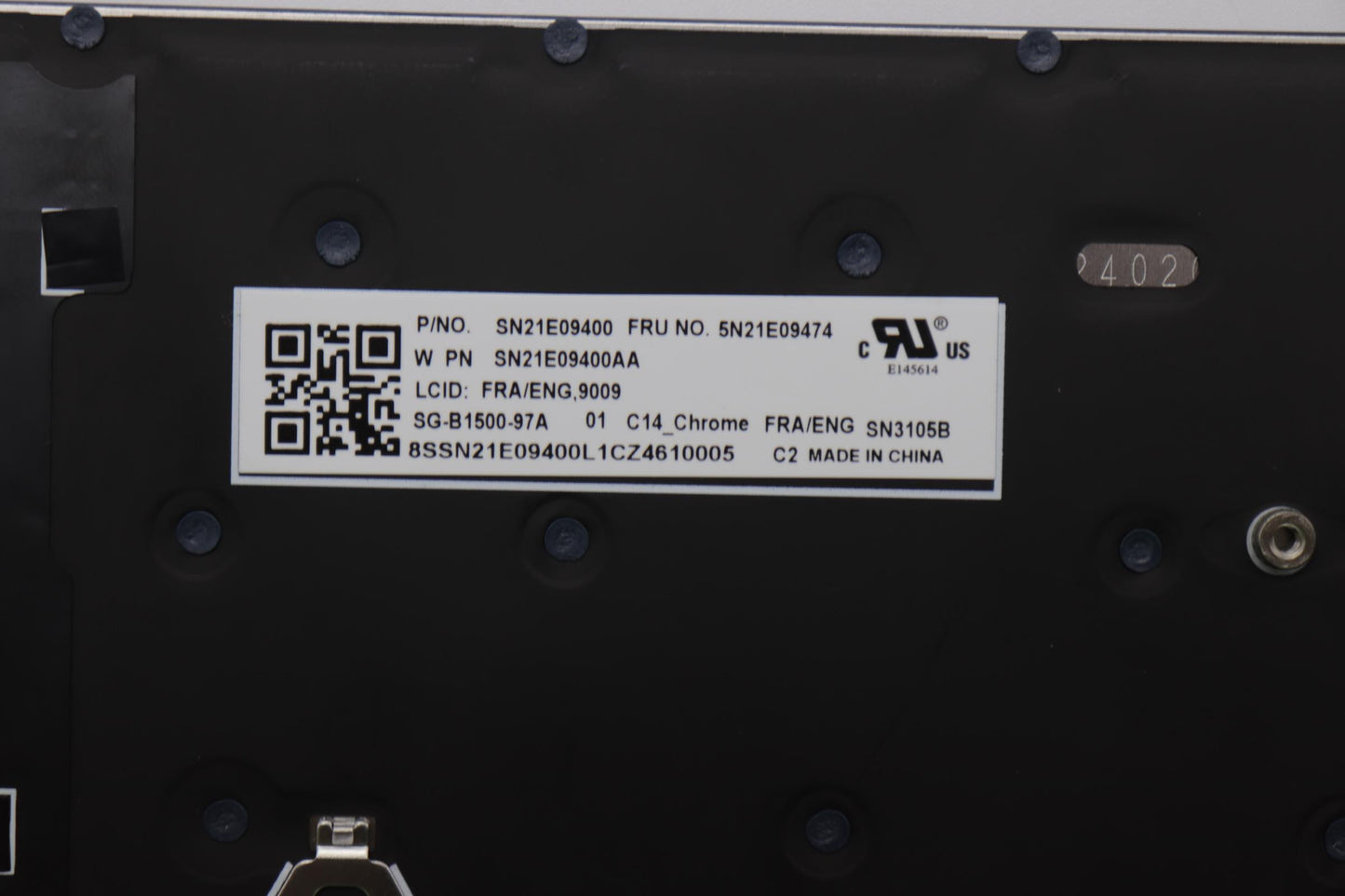 Lenovo Nb_Kyb Cs22 C14 Fl Top,Ltn,Fra - 5N21E09474