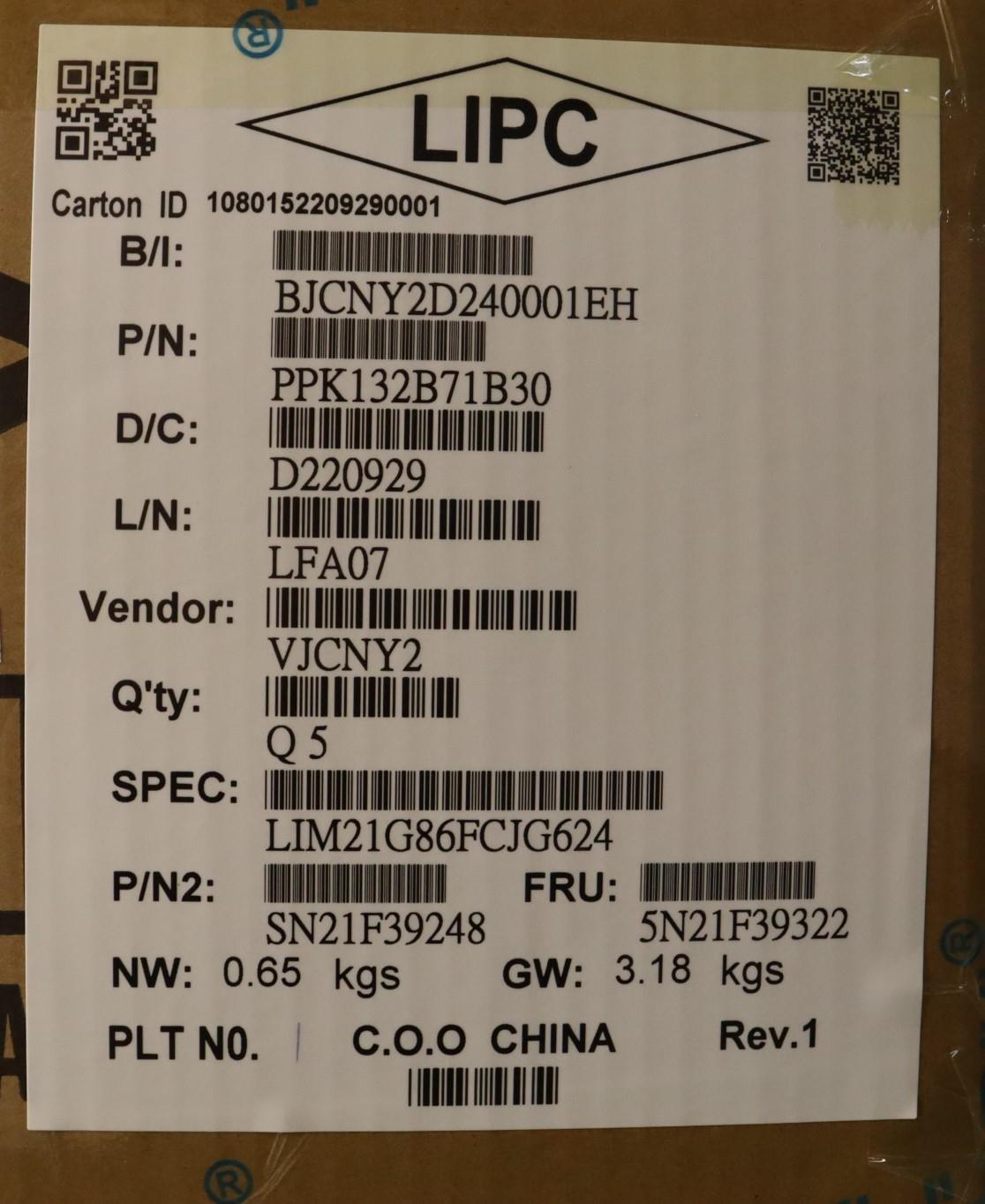 Lenovo Nbkyb Cs22 P16 Grbl,Chy,058 Fr - 5N21F39322