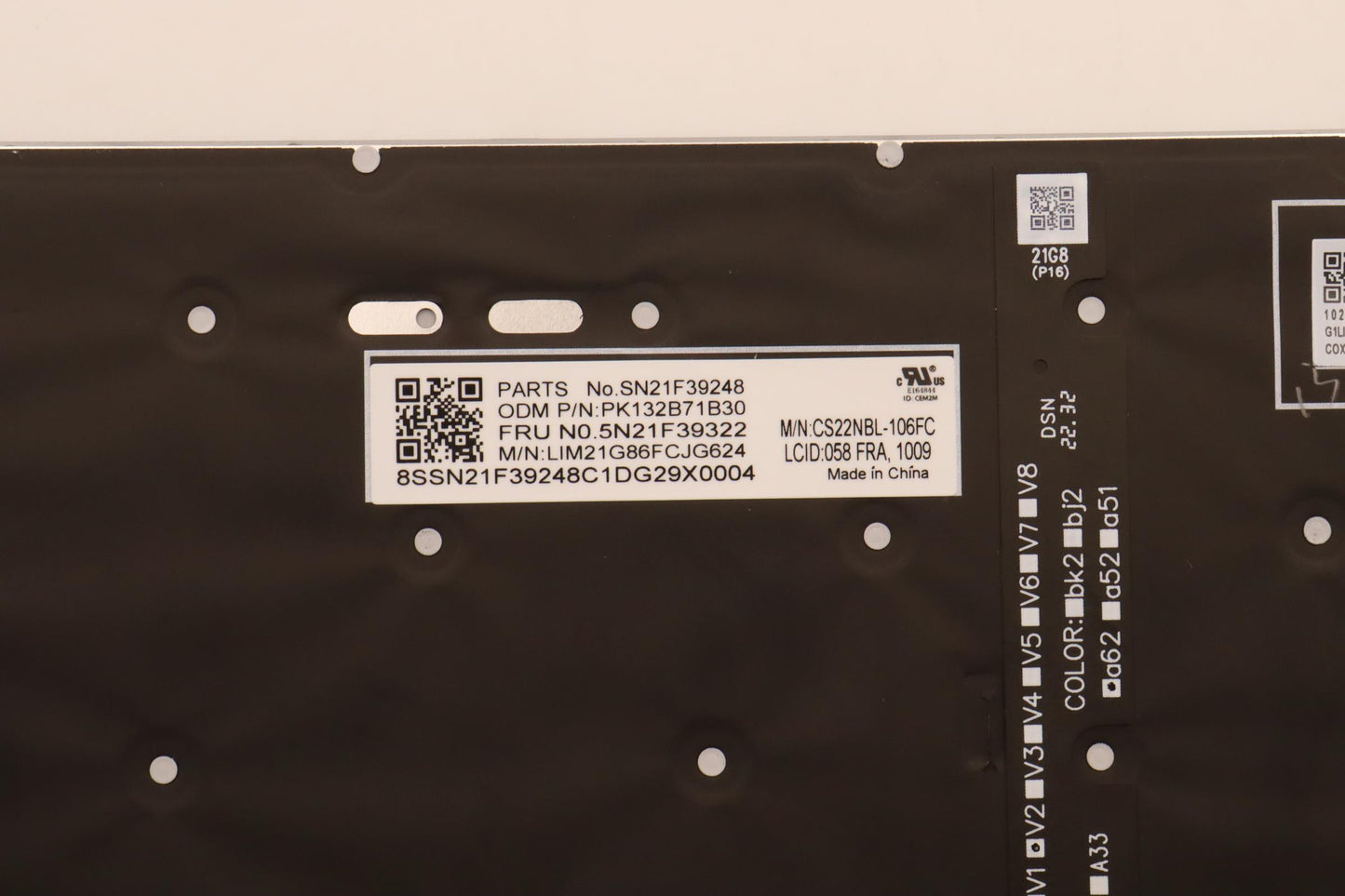 Lenovo Nbkyb Cs22 P16 Grbl,Chy,058 Fr - 5N21F39322