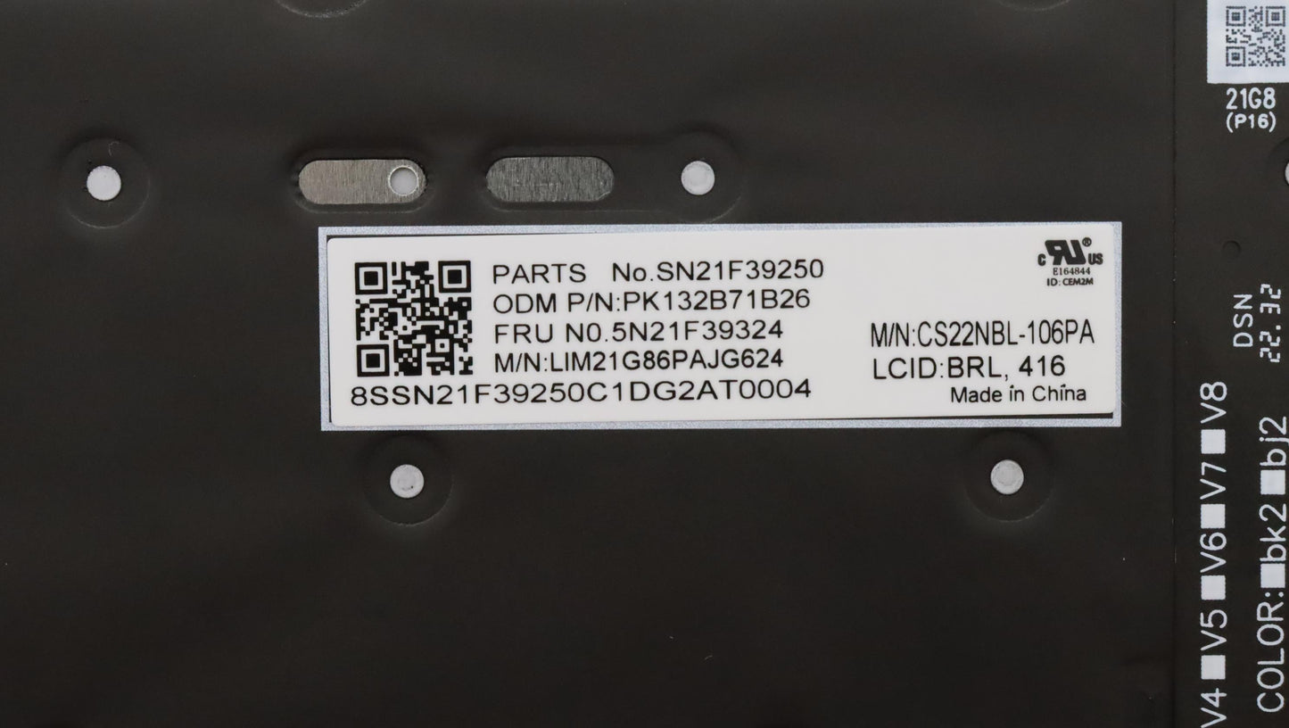 Lenovo Nbkyb Cs22 P16 Grbl,Chy,Brl - 5N21F39324