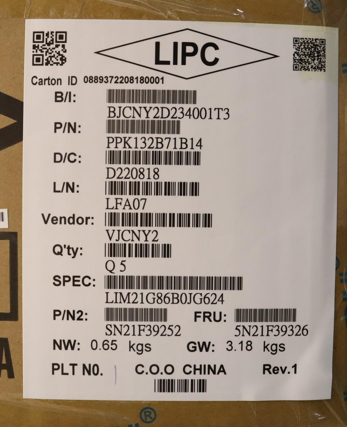 Lenovo Nbkyb Cs22 P16 Grbl,Chy,Bel - 5N21F39326
