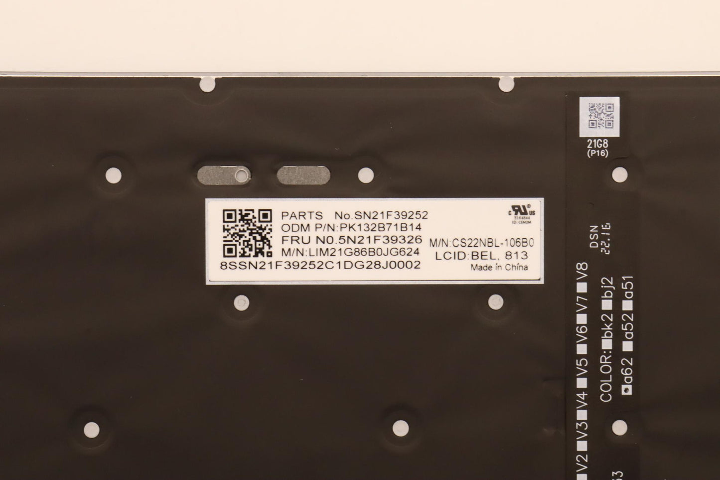 Lenovo Nbkyb Cs22 P16 Grbl,Chy,Bel - 5N21F39326