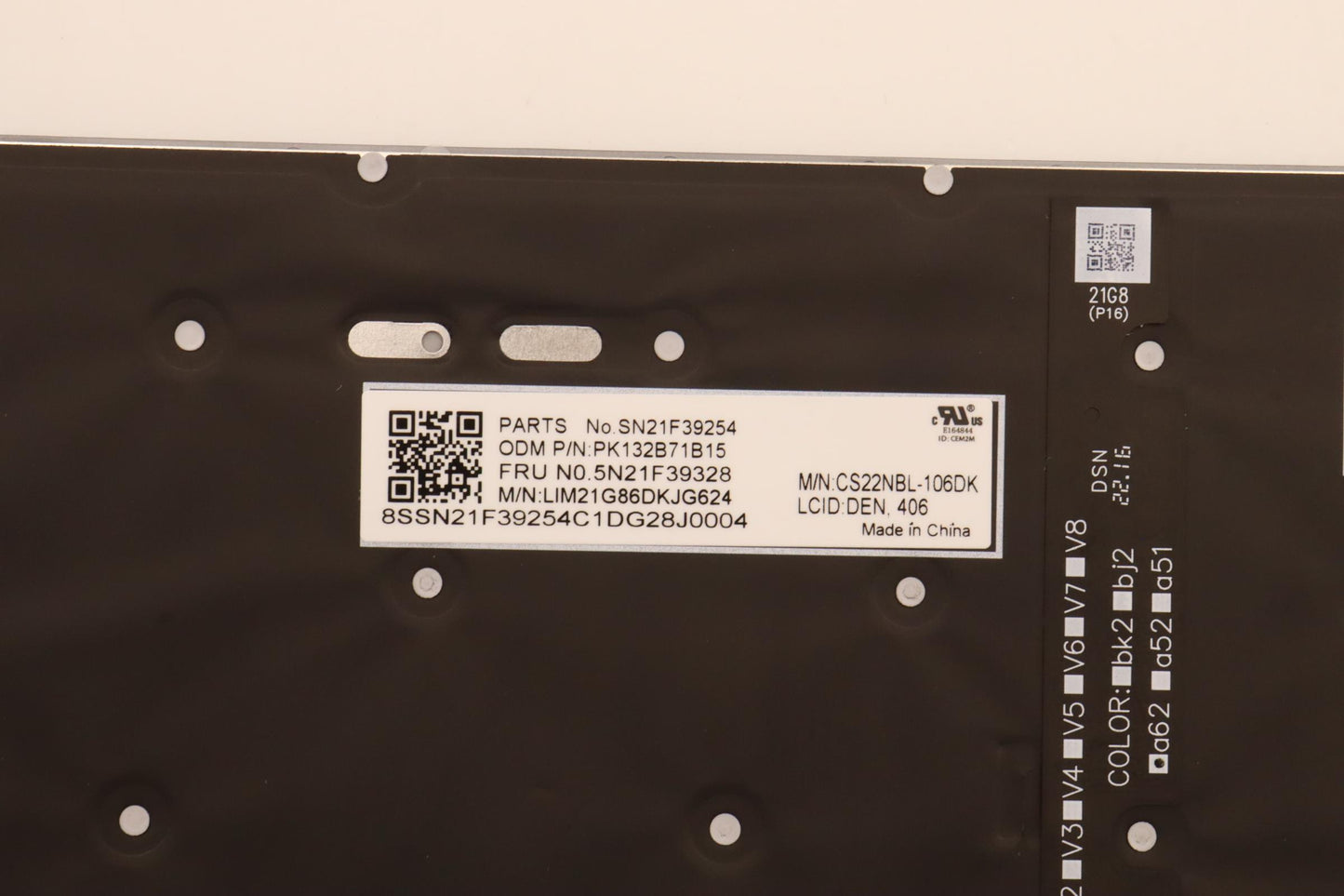 Lenovo Nbkyb Cs22 P16 Grbl,Chy,Den - 5N21F39328