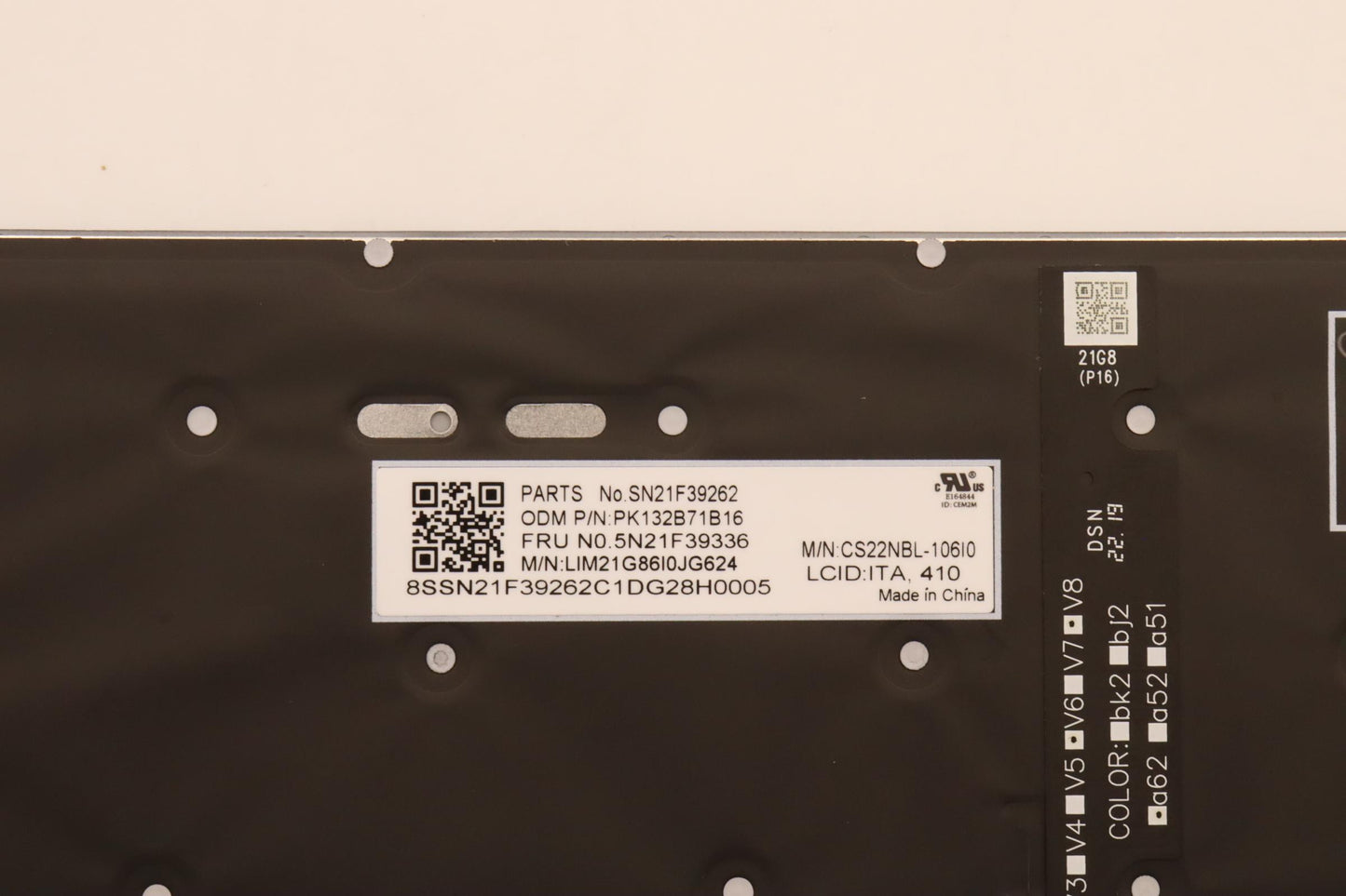 Lenovo Nbkyb Cs22 P16 Grbl,Chy,Ita - 5N21F39336