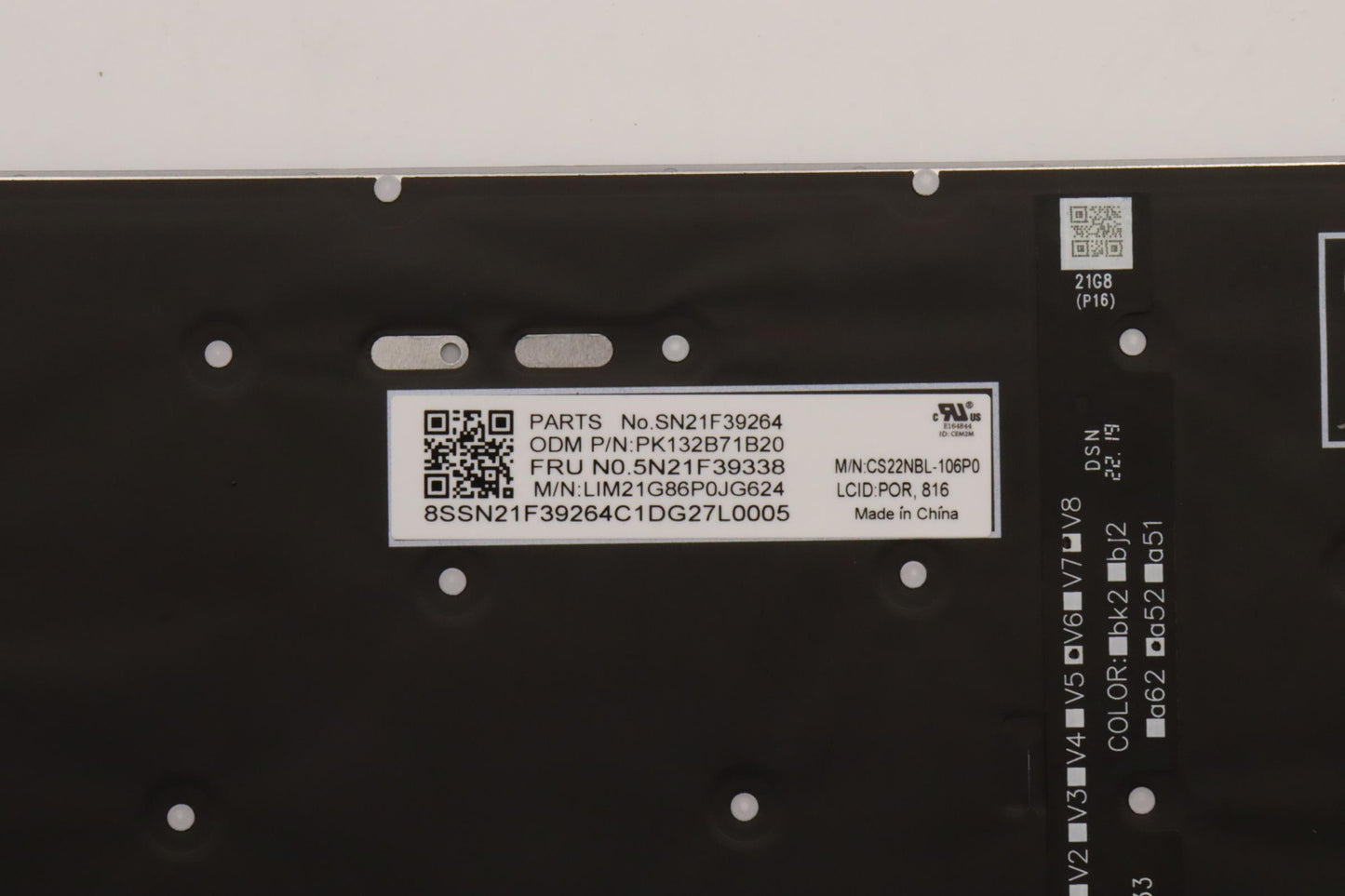 Lenovo Nbkyb Cs22 P16 Grbl,Chy,Por - 5N21F39338