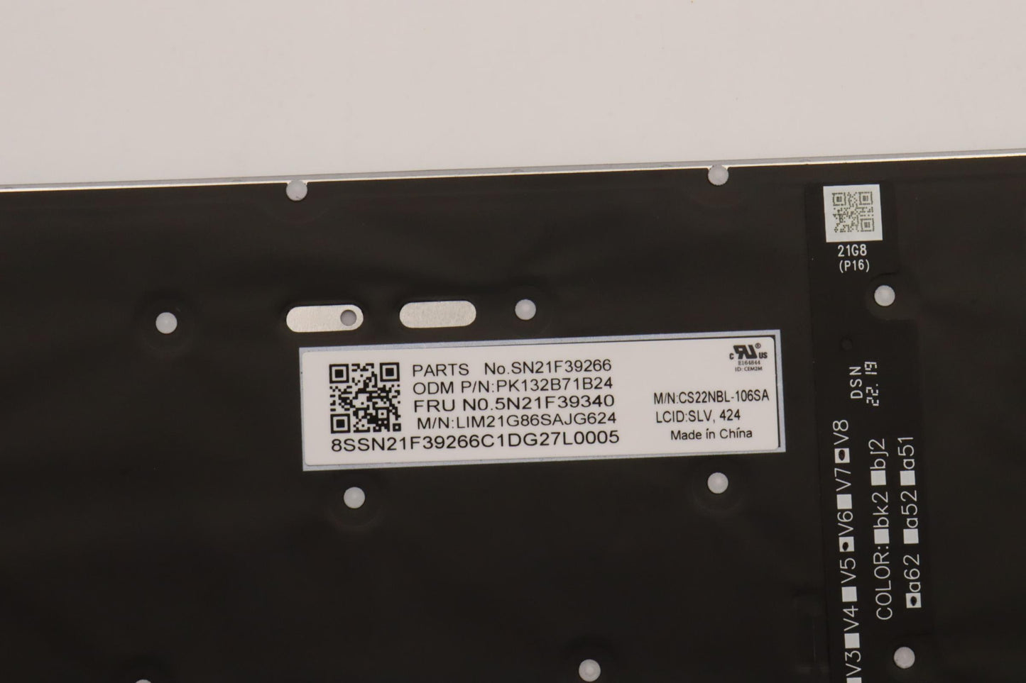 Lenovo Nbkyb Cs22 P16 Grbl,Chy,Slv - 5N21F39340