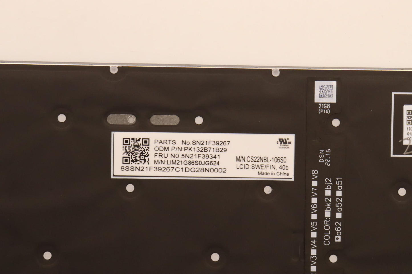 Lenovo Nbkyb Cs22 P16 Grbl,Chy,Swefin - 5N21F39341