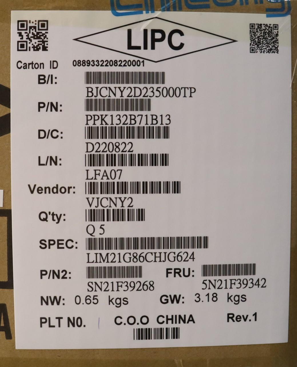 Lenovo Nbkyb Cs22 P16 Grbl,Chy,Sws - 5N21F39342