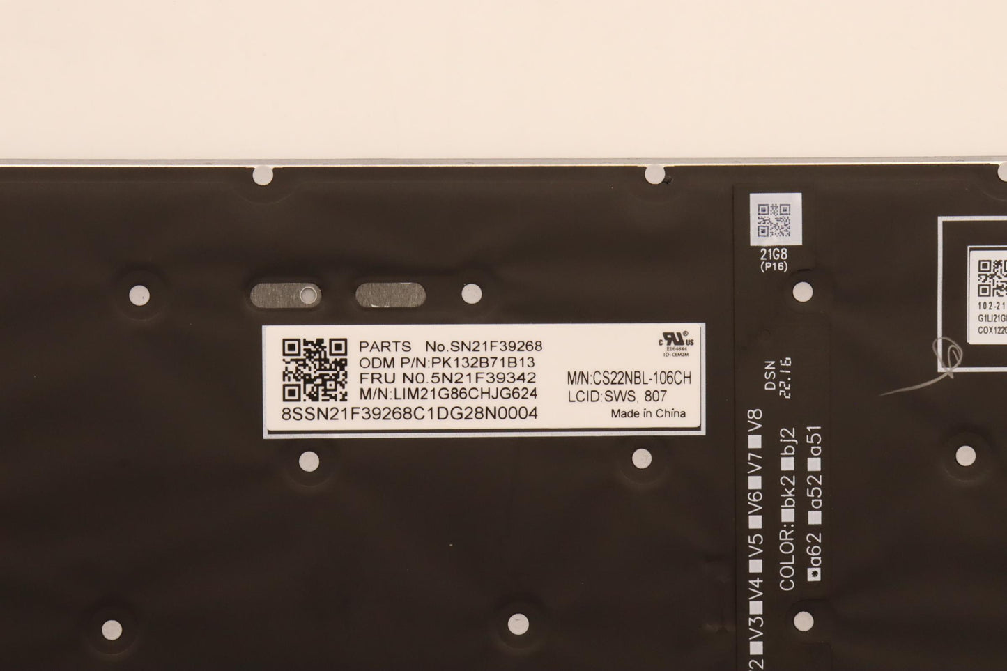 Lenovo Nbkyb Cs22 P16 Grbl,Chy,Sws - 5N21F39342