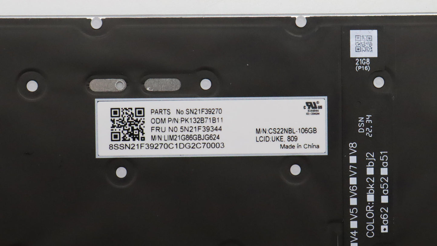 Lenovo Nbkyb Cs22 P16 Grbl,Chy,Uke - 5N21F39344