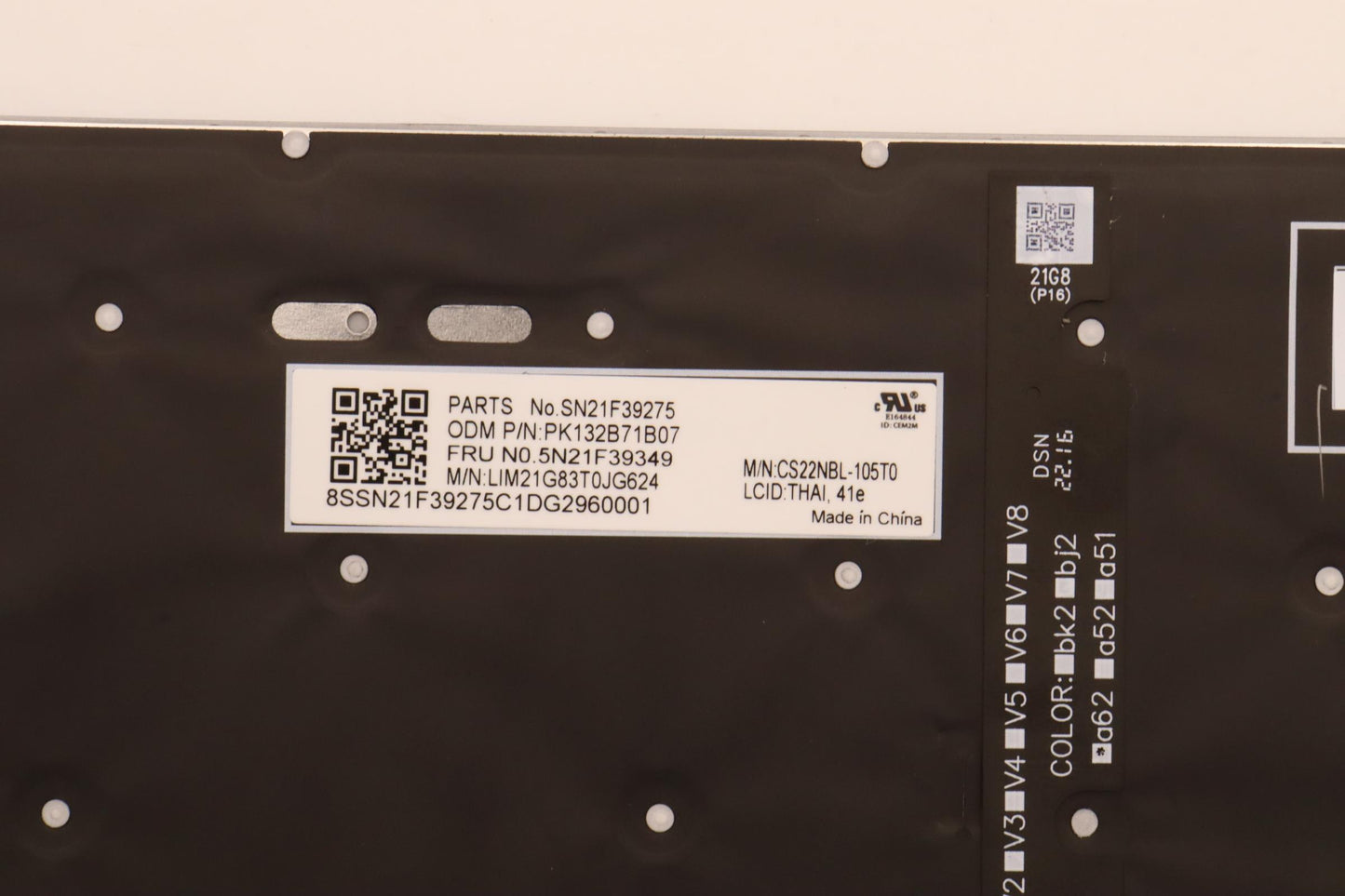 Lenovo Nbkyb Cs22 P16 Grbl,Chy,Thai - 5N21F39349