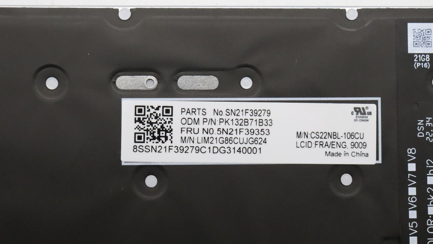 Lenovo Nbkyb Cs22 P16 Grbl,Chy,Fraeng - 5N21F39353
