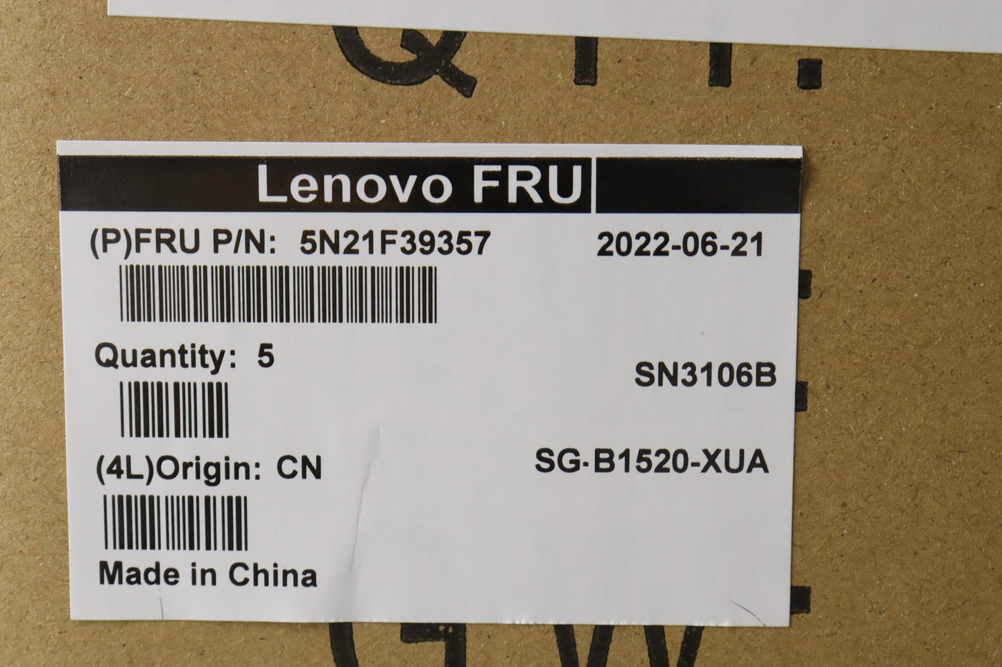 Lenovo Keyboard, Internal, USA English, Backlight - 5N21F39357