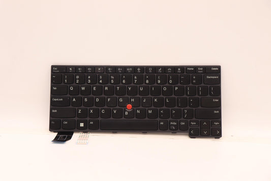 Lenovo Internal Keyboard, USA English Layout, Non-Backlit, Black - 5N21H76738