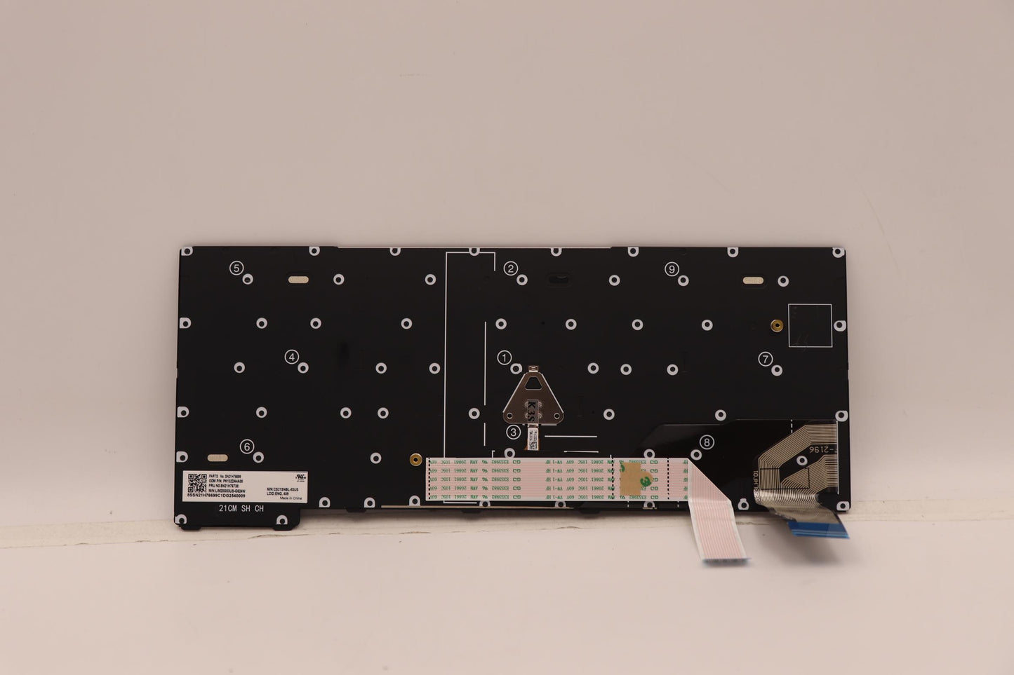 Lenovo Internal Keyboard, USA English Layout, Non-Backlit, Black - 5N21H76738