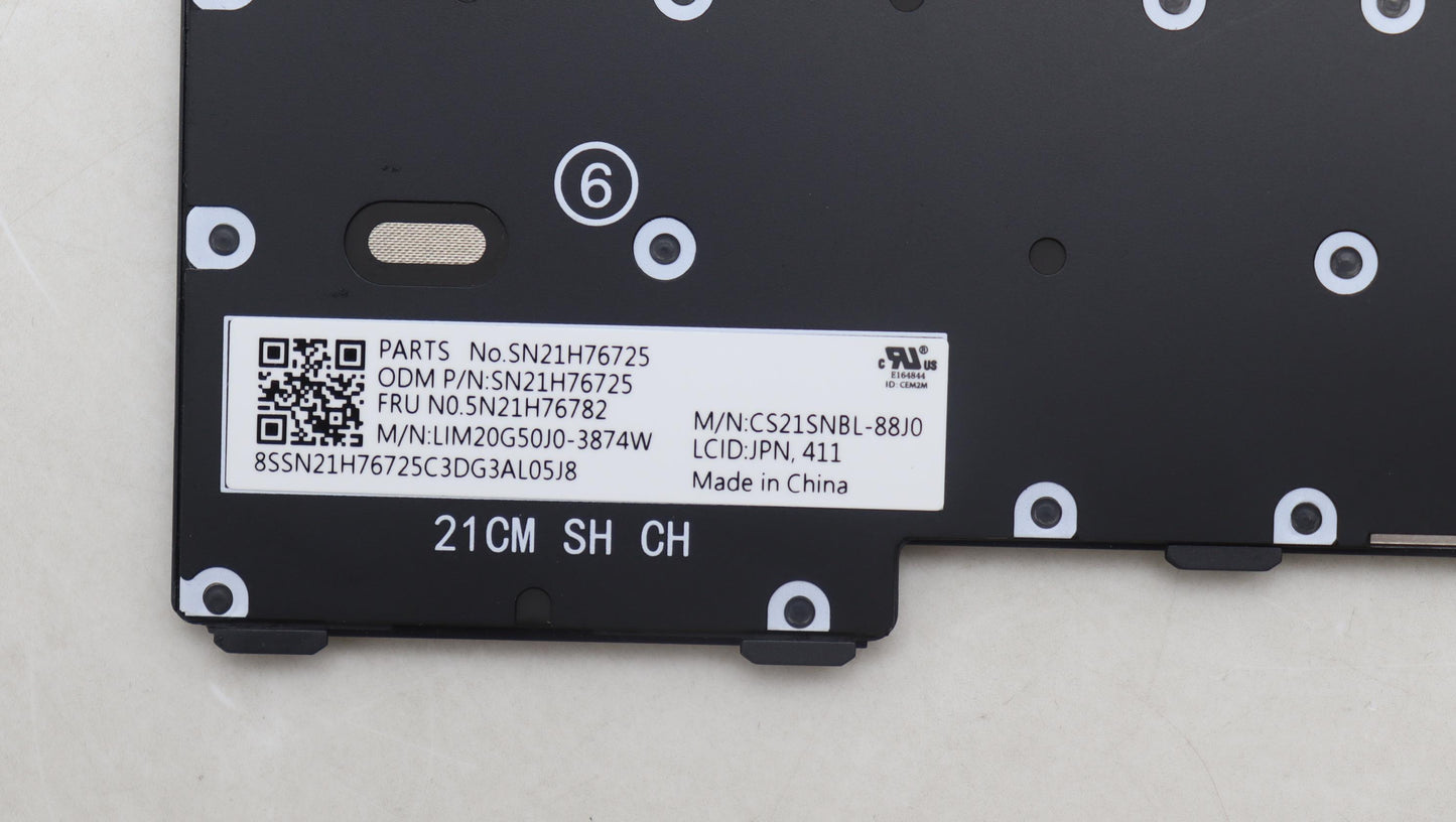 Lenovo Nbkyb Ser2 Kbd Bknbl,Chy,Jpn - 5N21H76782