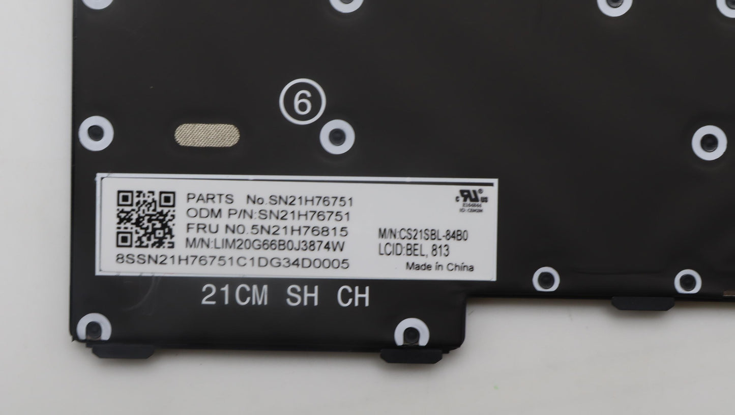 Lenovo Nbkyb Ser2 Kbd Bkbl,Chy,Bel - 5N21H76815