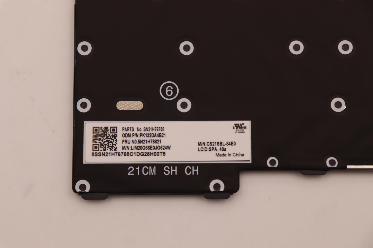 Lenovo Nbkyb Ser2 Kbd Bkbl,Chy,Spa - 5N21H76821