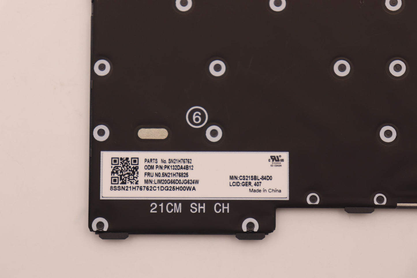 Lenovo Nbkyb Ser2 Kbd Bkbl,Chy,Ger - 5N21H76825