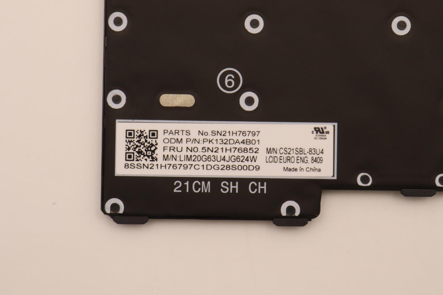 Lenovo Nbkyb Ser2 Kbd Bkbl,Chy,Euro E - 5N21H76852