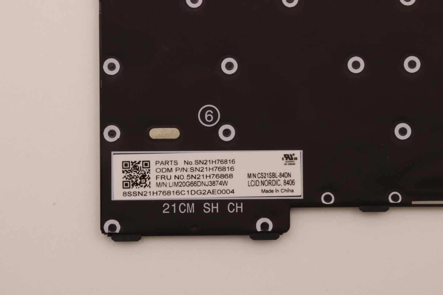 Lenovo Nbkyb Ser2 Kbd Bkbl,Chy,Nordic - 5N21H76868