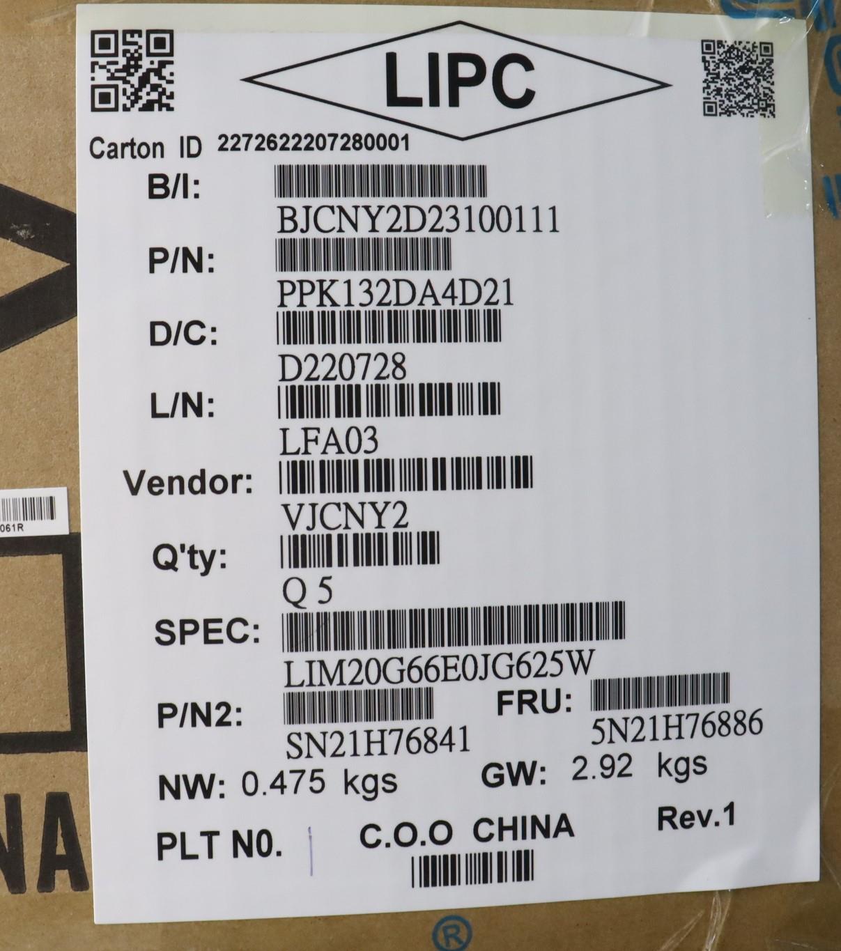 Lenovo Nbkyb Ser2 Kbd Grbl,Chy,Spa - 5N21H76886