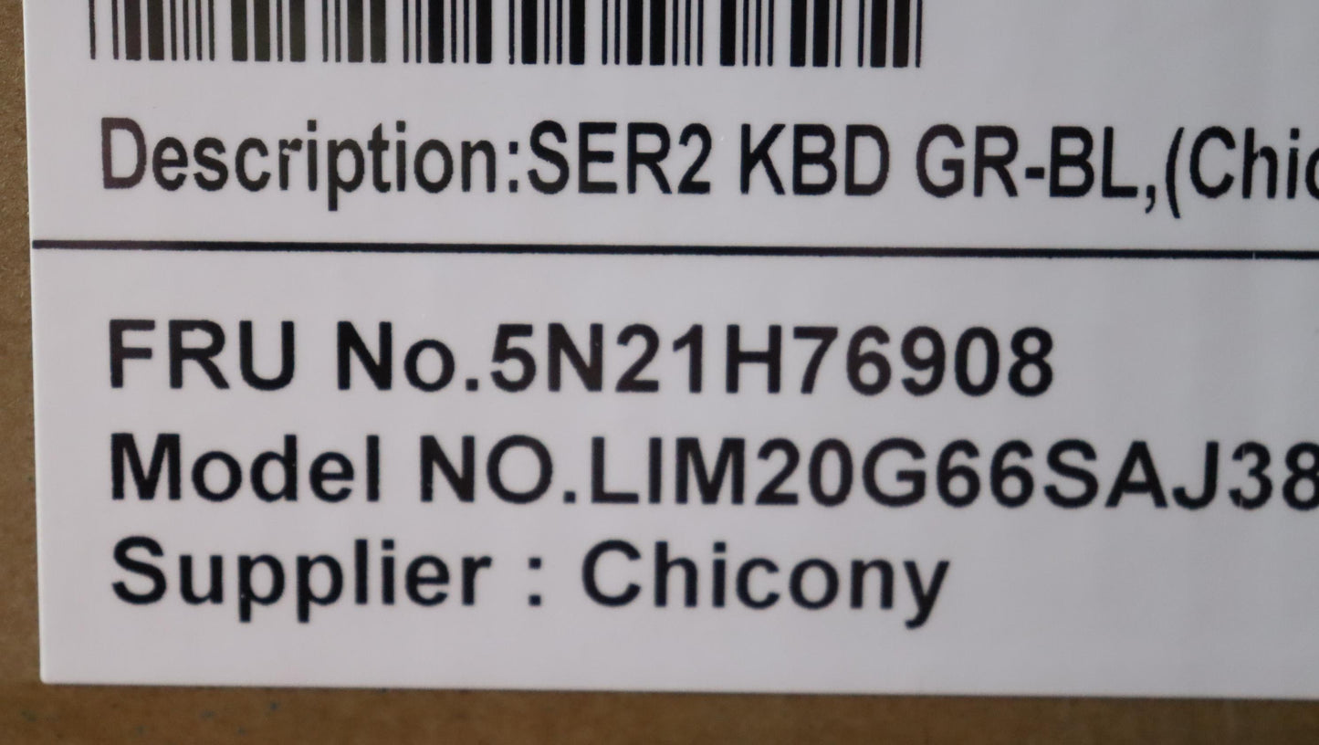 Lenovo Nbkyb Ser2 Kbd Grbl,Chy,Slv - 5N21H76908