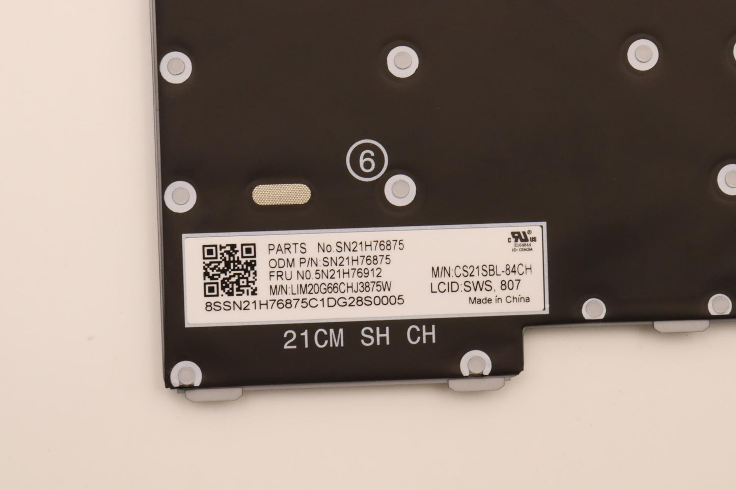 Lenovo Nbkyb Ser2 Kbd Grbl,Chy,Sws - 5N21H76912