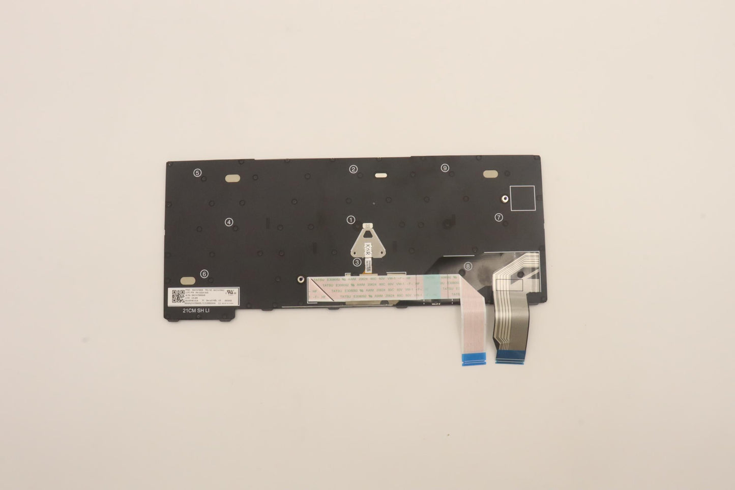 Lenovo Internal Keyboard, USA English Layout, Black, Non-Backlit - 5N21H76942