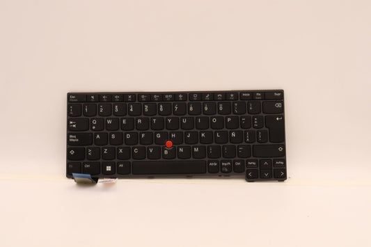 Lenovo Internal Keyboard, LA Spanish Layout, Non-Backlit, Black - 5N21H76948