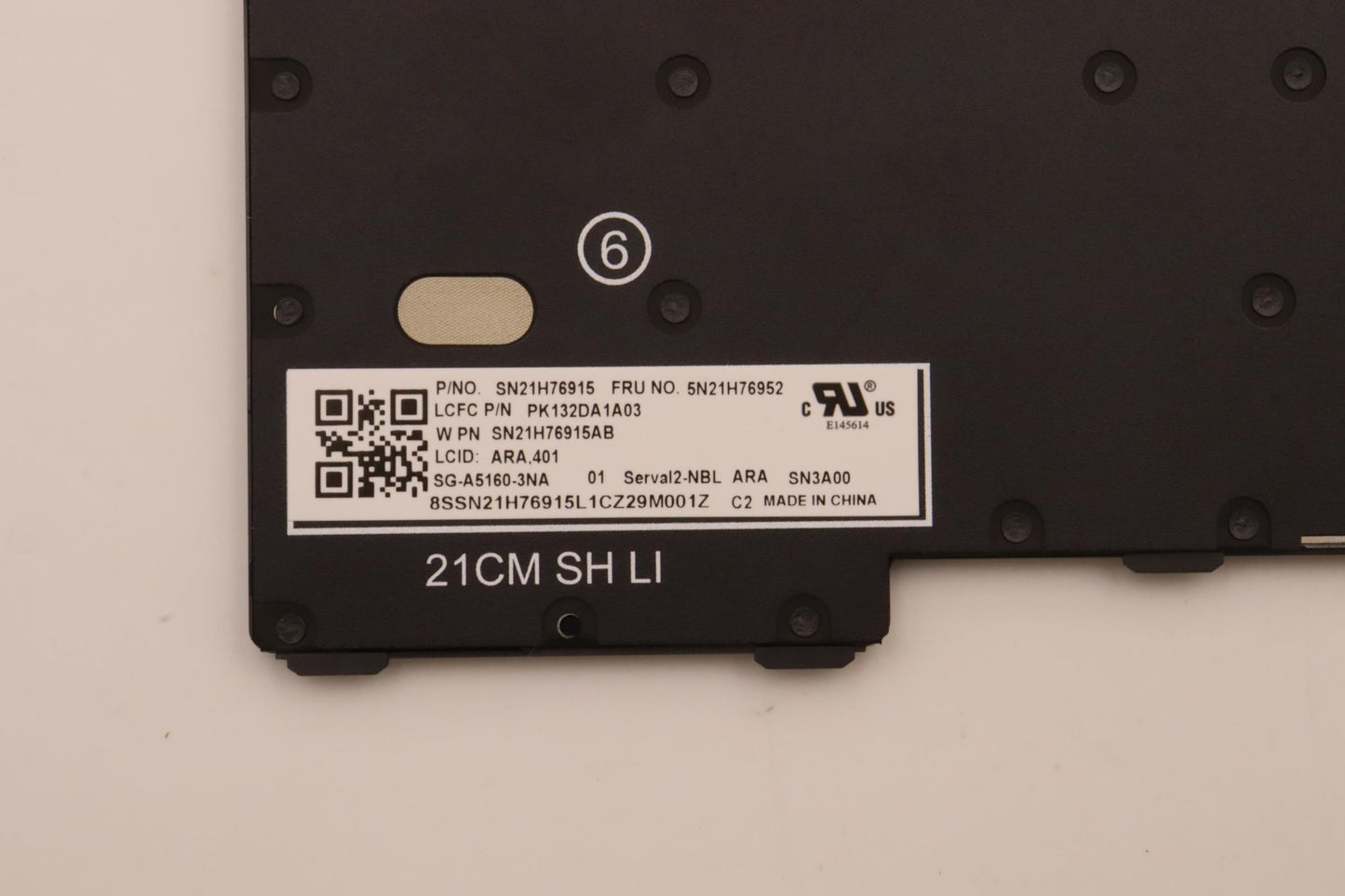 Lenovo Nb_Kyb Ser2 Kbd Bk-Nbl,Ltn,Ara - 5N21H76952