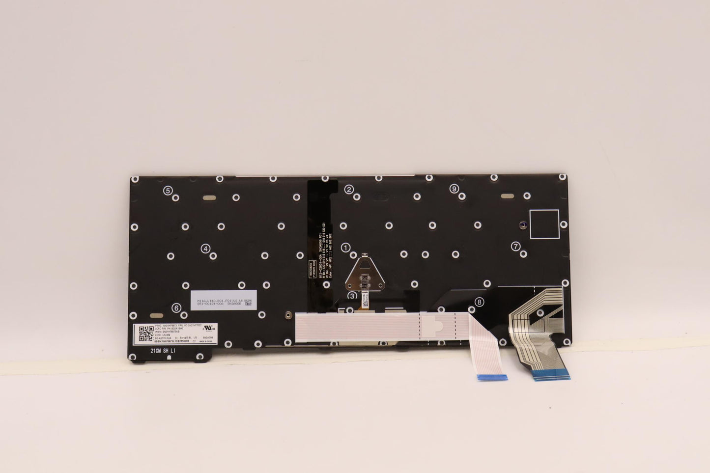 Lenovo Internal Keyboard, USA English, Black, Backlight - 5N21H77022