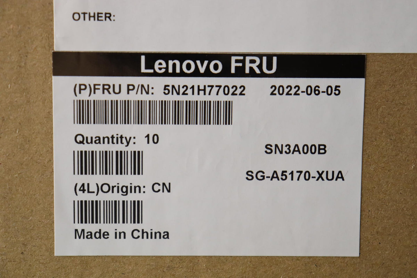 Lenovo Internal Keyboard, USA English, Black, Backlight - 5N21H77022