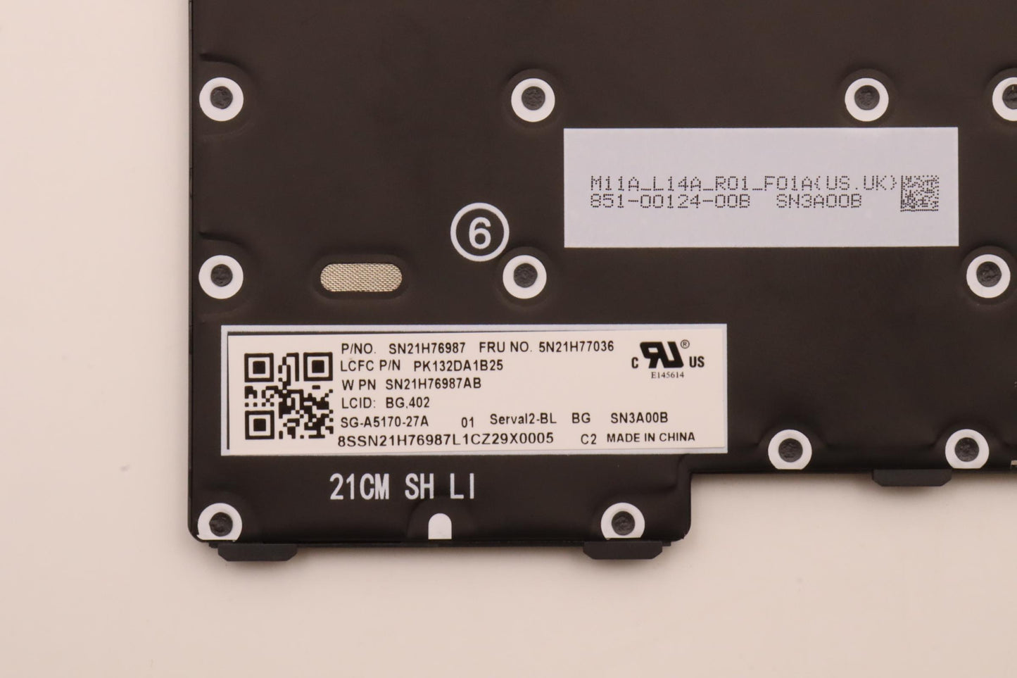 Lenovo Nb_Kyb Ser2 Kbd Bk-Bl,Ltn,Bul - 5N21H77036