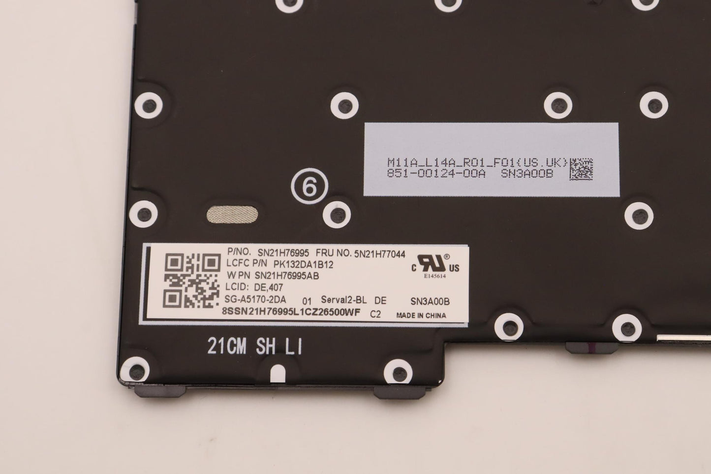 Lenovo Nb_Kyb Ser2 Kbd Bk-Bl,Ltn,Ger - 5N21H77044