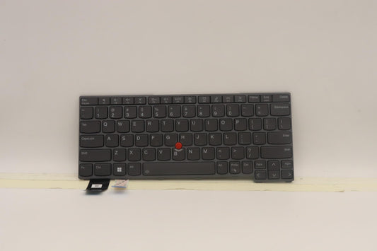 Lenovo Keyboard, USA Layout, Grey, Backlit - 5N21H77244