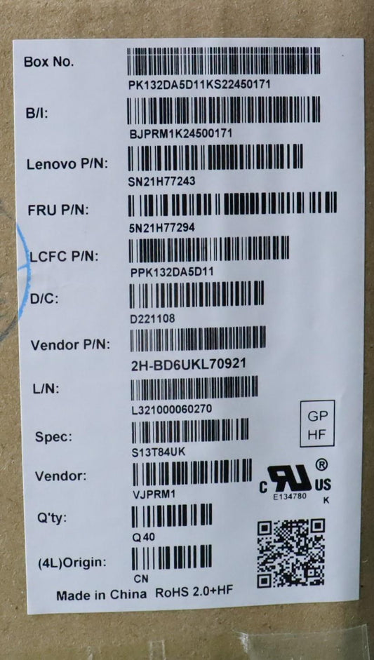 Lenovo Nbkyb Ser2 Kbd Grbl,Pmx,Uke - 5N21H77294