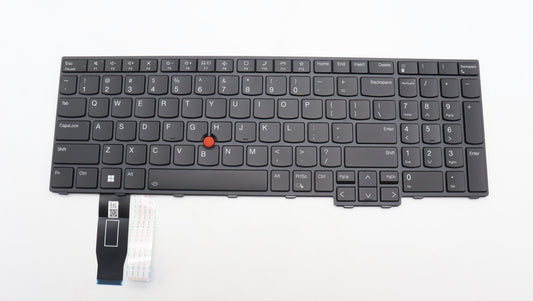Lenovo USA English Keyboard, Backlit, with Number Pad - 5N21K05004