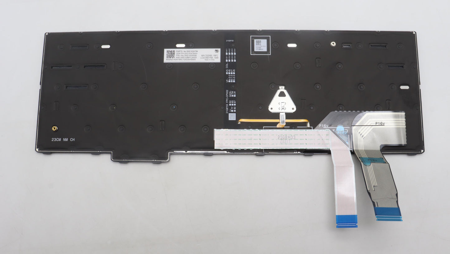 Lenovo Keyboard Canadian French, Backlit - 5N21K05006