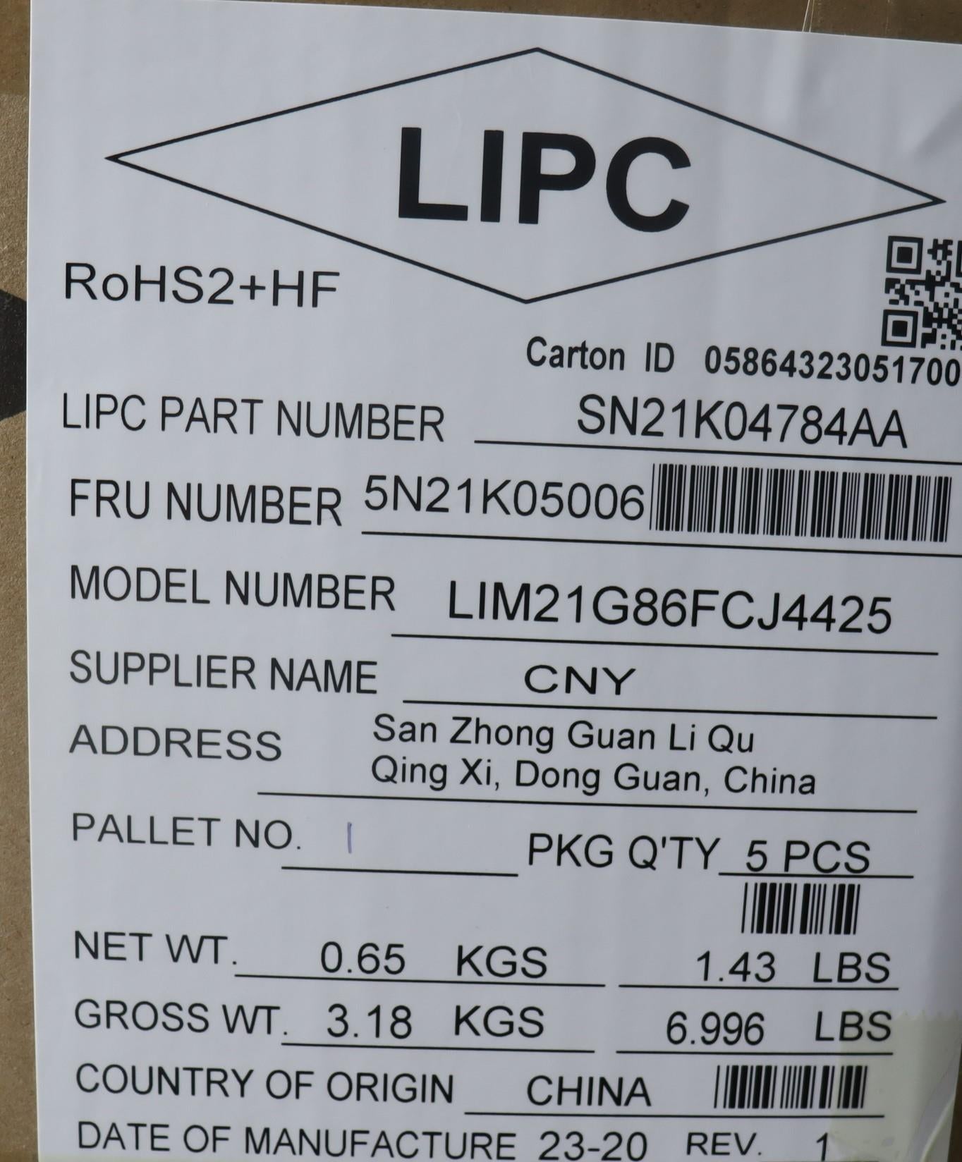 Lenovo Keyboard Canadian French, Backlit - 5N21K05006