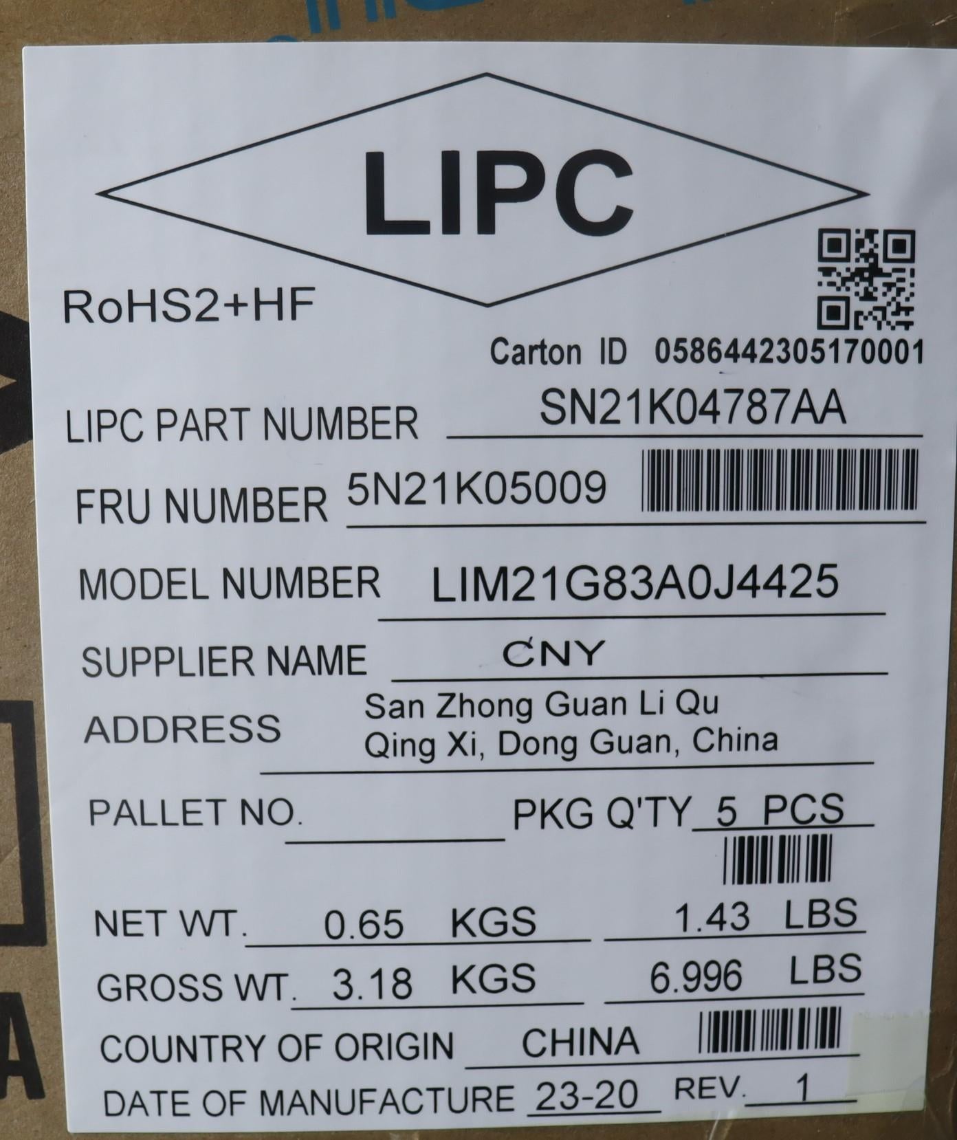 Lenovo Nb_Kyb Cs23 Nm Top,Bk-Bl,Chy,A - 5N21K05009