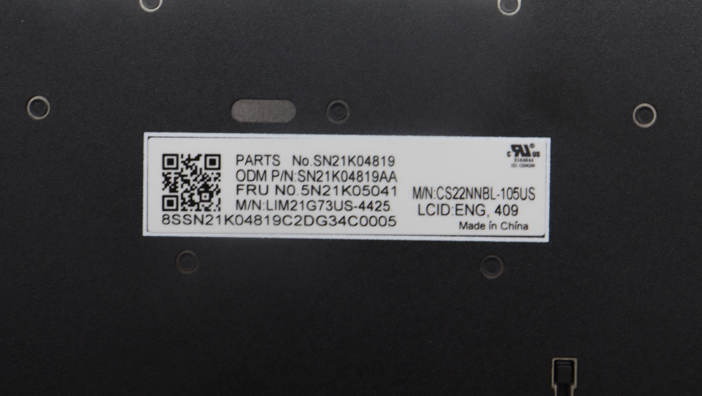 Lenovo Nb_Kyb Cs23 Nm Top,Bk-Nbl,Chy, - 5N21K05041