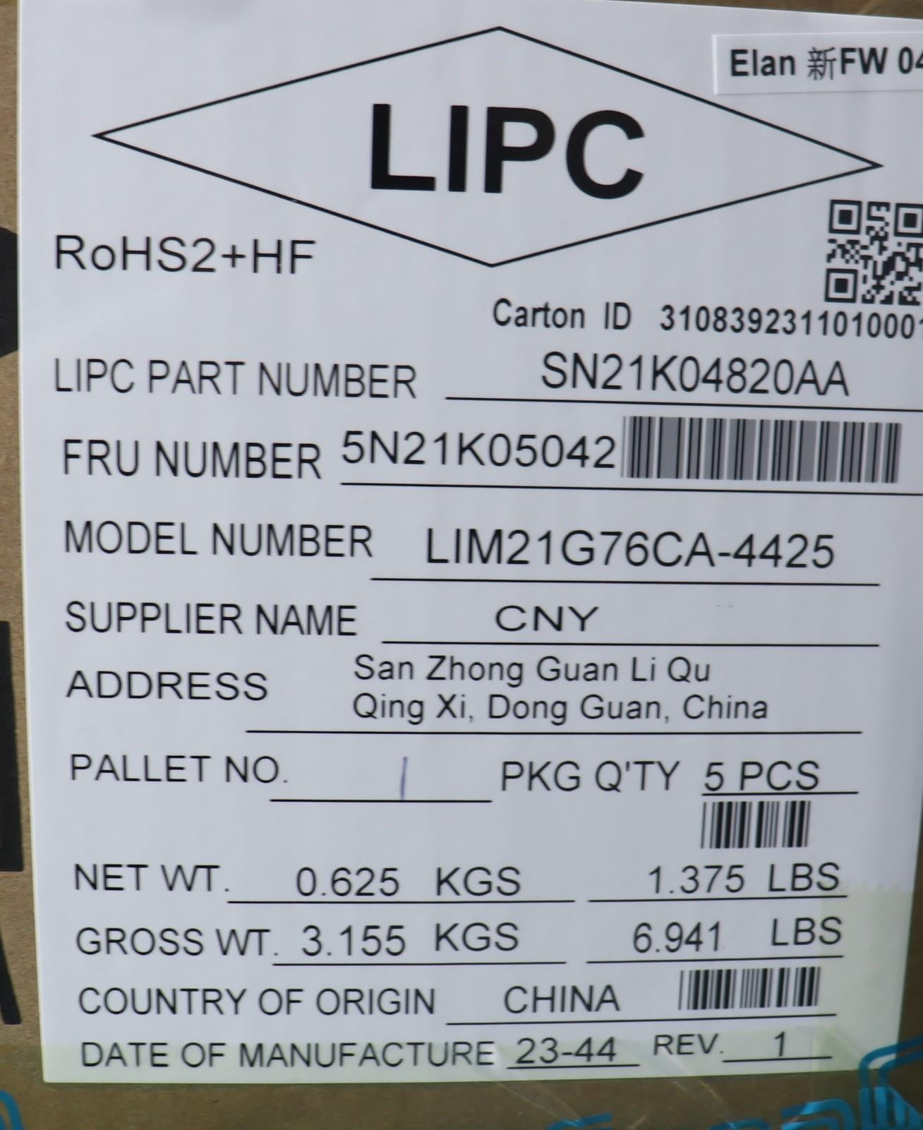 Lenovo Nb_Kyb Cs23 Nm Top,Bk-Nbl,Chy, - 5N21K05042