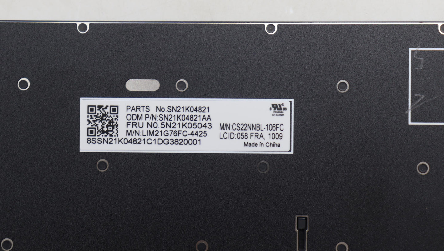 Lenovo Nb_Kyb Cs23 Nm Top,Bk-Nbl,Chy, - 5N21K05043