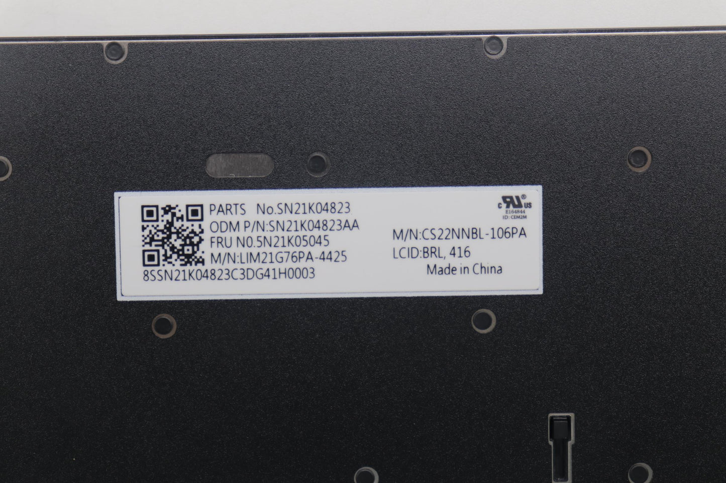 Lenovo Nb_Kyb Cs23 Nm Top,Bk-Nbl,Chy, - 5N21K05045