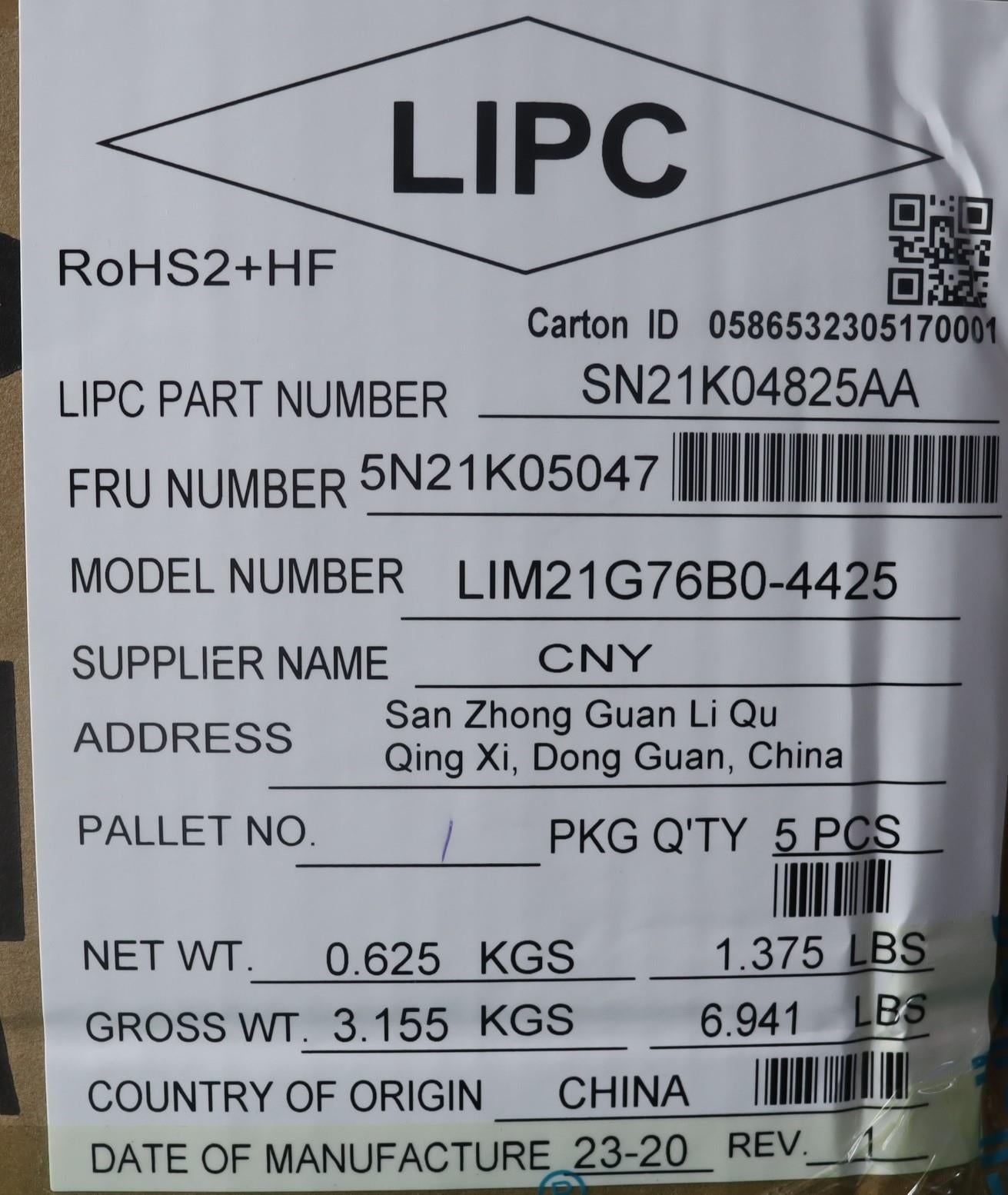 Lenovo Nb_Kyb Cs23 Nm Top,Bk-Nbl,Chy, - 5N21K05047