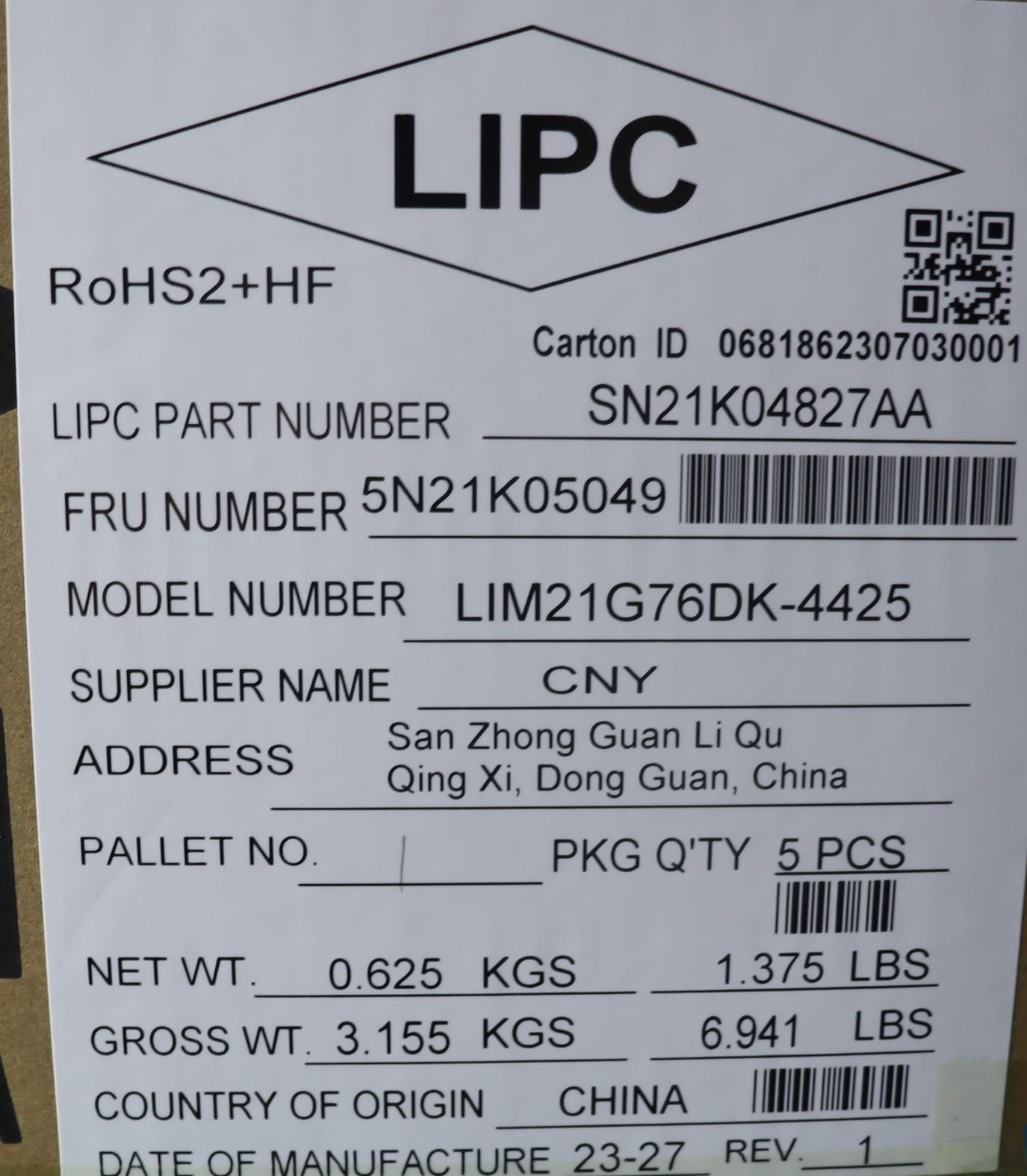 Lenovo Nb_Kyb Cs23 Nm Top,Bk-Nbl,Chy, - 5N21K05049