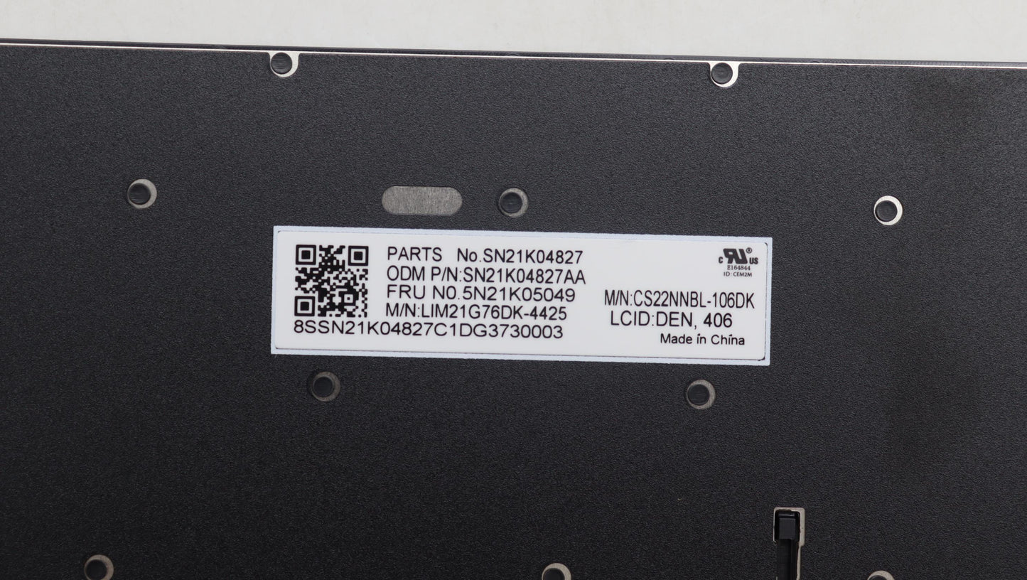 Lenovo Nb_Kyb Cs23 Nm Top,Bk-Nbl,Chy, - 5N21K05049