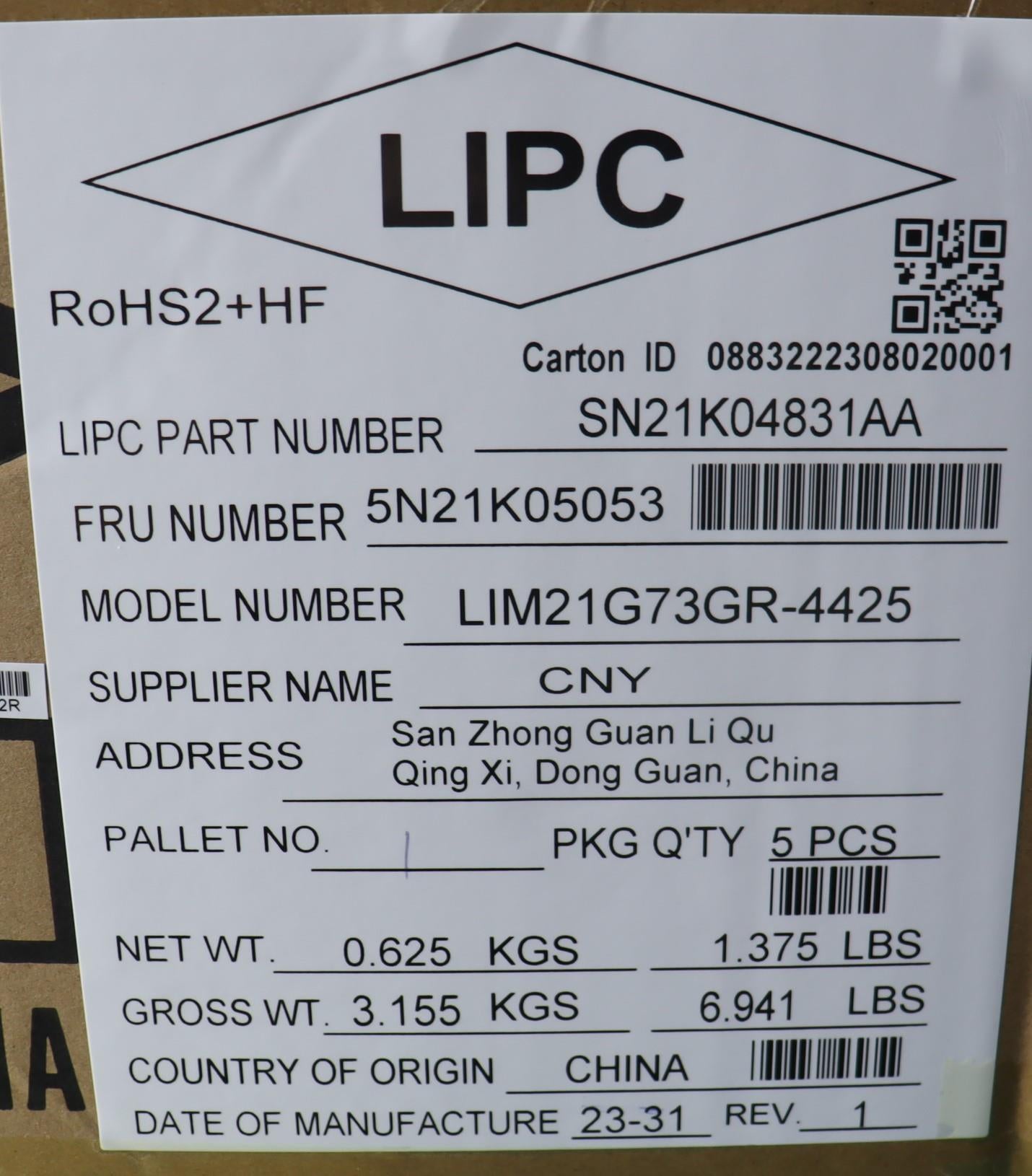 Lenovo Nb_Kyb Cs23 Nm Top,Bk-Nbl,Chy, - 5N21K05053