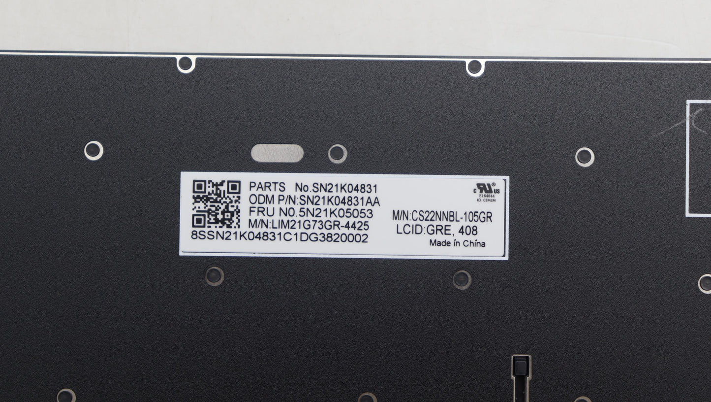 Lenovo Nb_Kyb Cs23 Nm Top,Bk-Nbl,Chy, - 5N21K05053